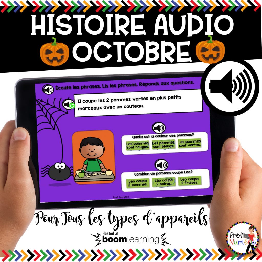 Boom Cards HISTOIRE AUDIO  MARS Prof Num ric